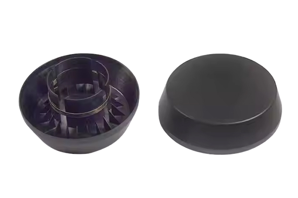 Dust-proof Cover Industrial Compressor Parts Rainproof Cover Protection for Industrial Air Filter, Plastic Black